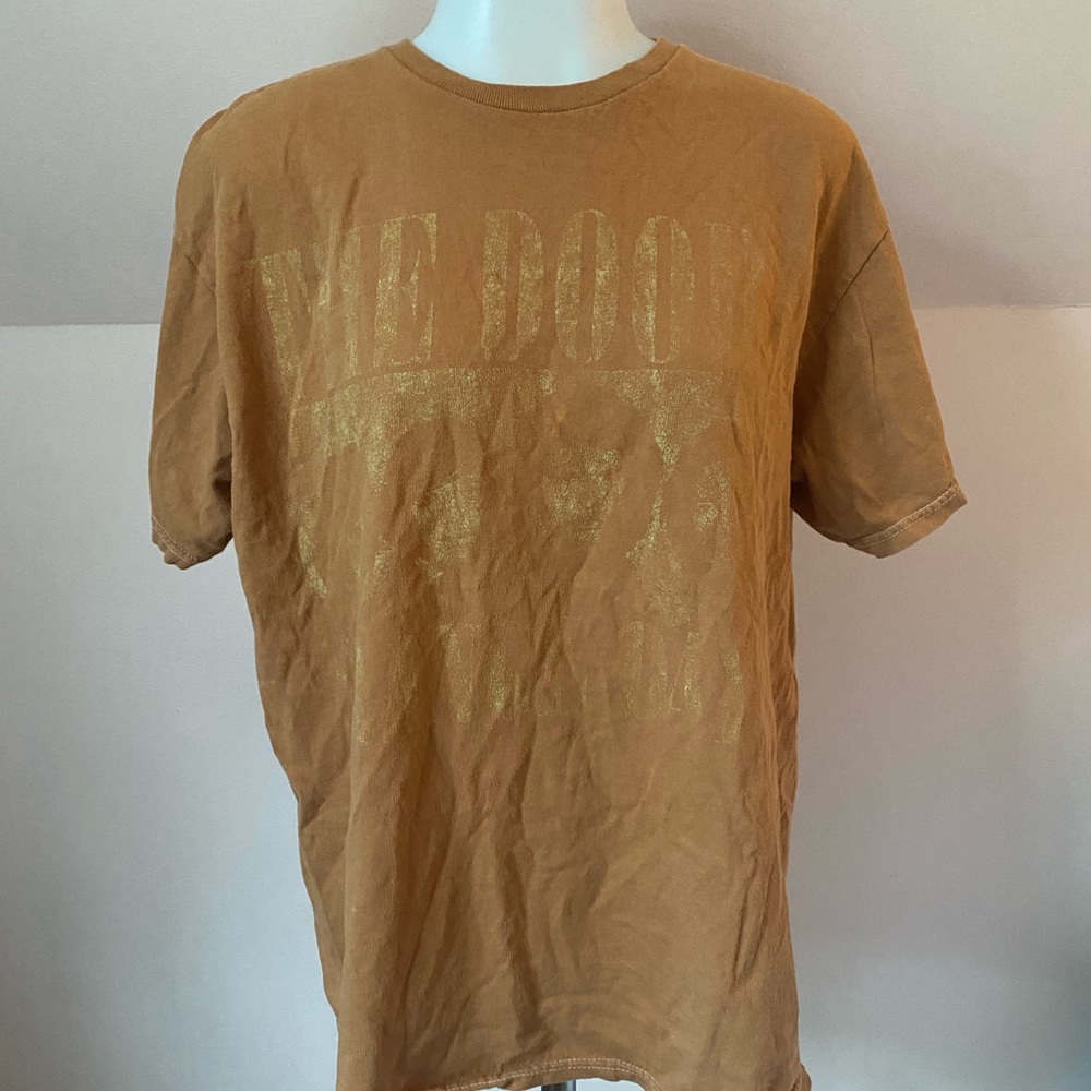 Brown Crew Neck Short Sleeve Tee